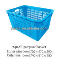 LD-740 plastic nestable turnover container